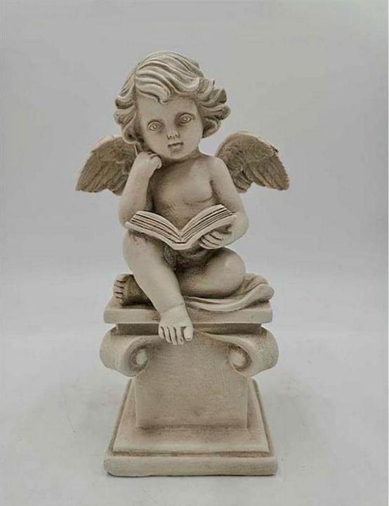Produktbild Dameco Grabdekoration Engel auf Buch 10 x 12 x 21 cm