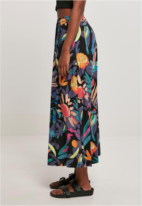 Actual product image Urban Classics Ladies Viscose Midi Skirt (XS)