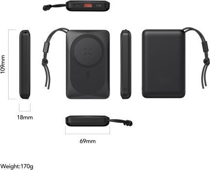 Immagine prodotto Swissten Banca di alimentazione (10000 mAh, 20 W, 37 Wh)
