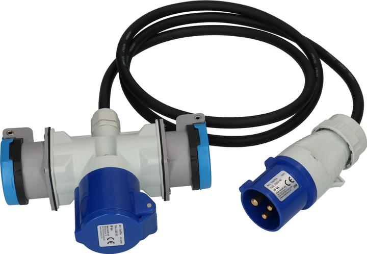 Actual product image Max Hauri CAMP CEE-Verlängerung H07RN-F3G1.5 IP44 3-polig (1.50 m, 3-pole)