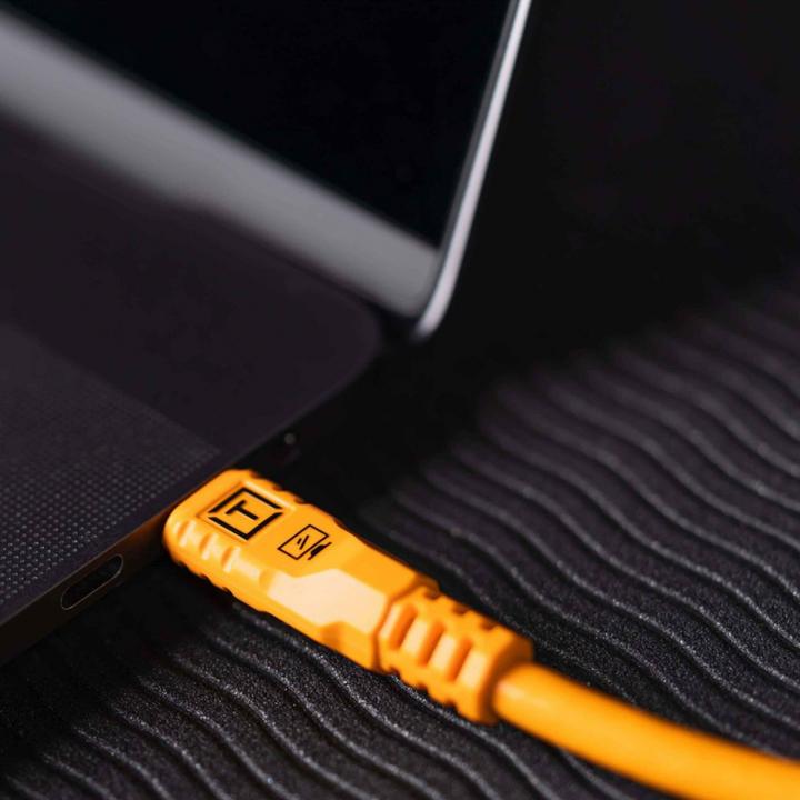 Image du produit Tether Tools TetherPro USB-C Optima 10G rechts orange 4,6m (4.60 m, USB 3.2 Gen 2)
