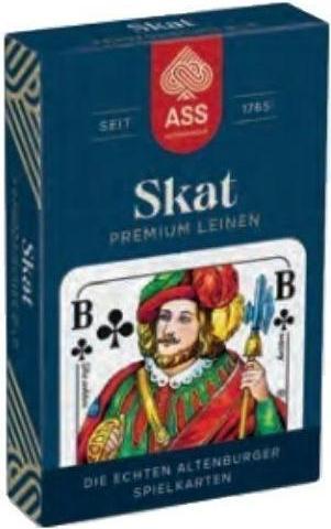 Produktbild ASS Altenburg FSC Skat Premium Leinen, französisches Bild in Faltschachtel (Deutsch)