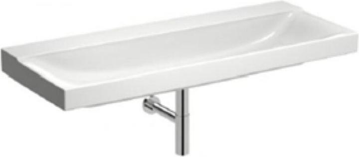 Geberit Waschtisch Xeno 120 cm wei mit KeraTec Glasur ohne Hahnloch 500552011 (480 mm, 1200 mm)