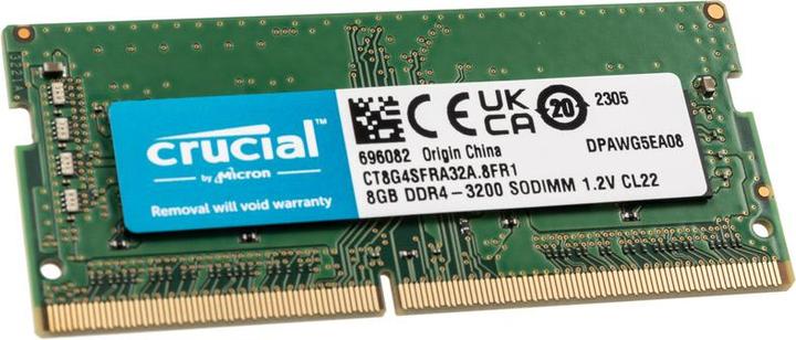 Produktbild Crucial Laptop Memory (1 x 8GB, 3200 MHz, DDR4-RAM, SO-DIMM)