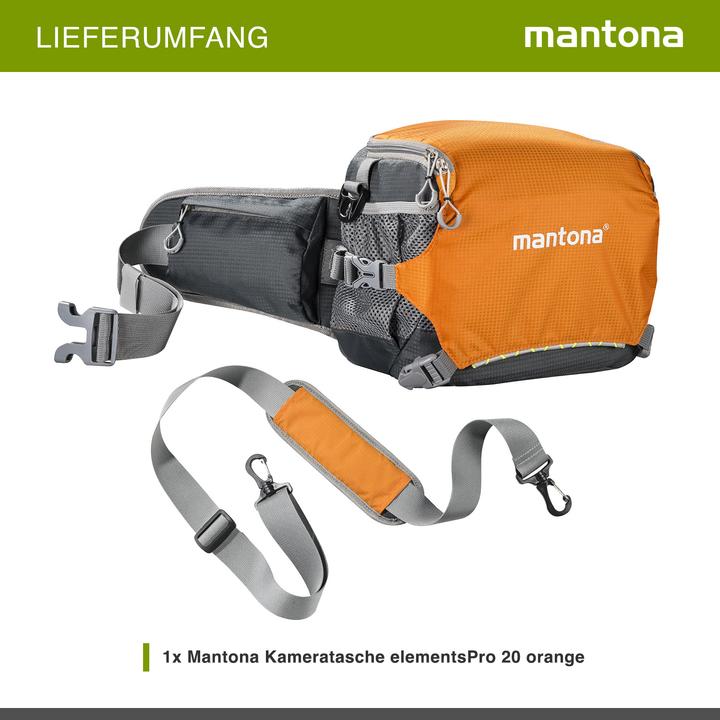 Produktbild mantona ElementsPro 20 (Kamera Schultertasche, Kamera Bereitschaftstasche, 10.29 l)