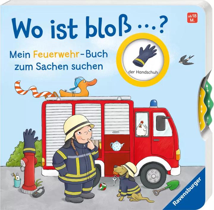 Produktbild Ravensburger Wo ist bloss...? Mein Feuerwehr-Buch zum Sachen suchen (Deutsch, Jutta Wetzel, Kathrin Lena Orso, 2022)