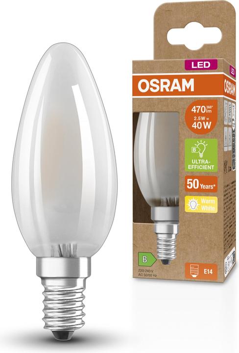 Produktbild Osram Ultra (E14, 2.50 W, 470 lm, 1 x, B)