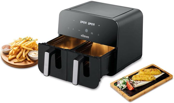 Produktbild Koenig Doppel-Heissluftfritteuse Quick & Pure 5