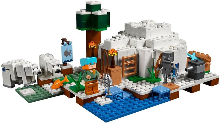 Actual product image LEGO Minecraft ice igloo (21142, LEGO Minecraft)