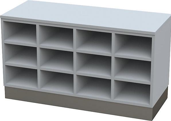 Produktbild kaiserkraft Sitover-Garderobenbank (109 cm, 62 cm)