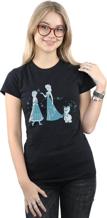 Immagine prodotto Disney Frozen Magic Snowflakes Maglietta Donna (XXL)