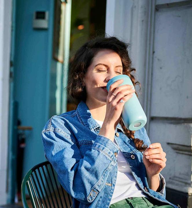 Productafbeelding Mepal Isolatiecup Ellips - Natuurlijk geborsteld (0.38 l)