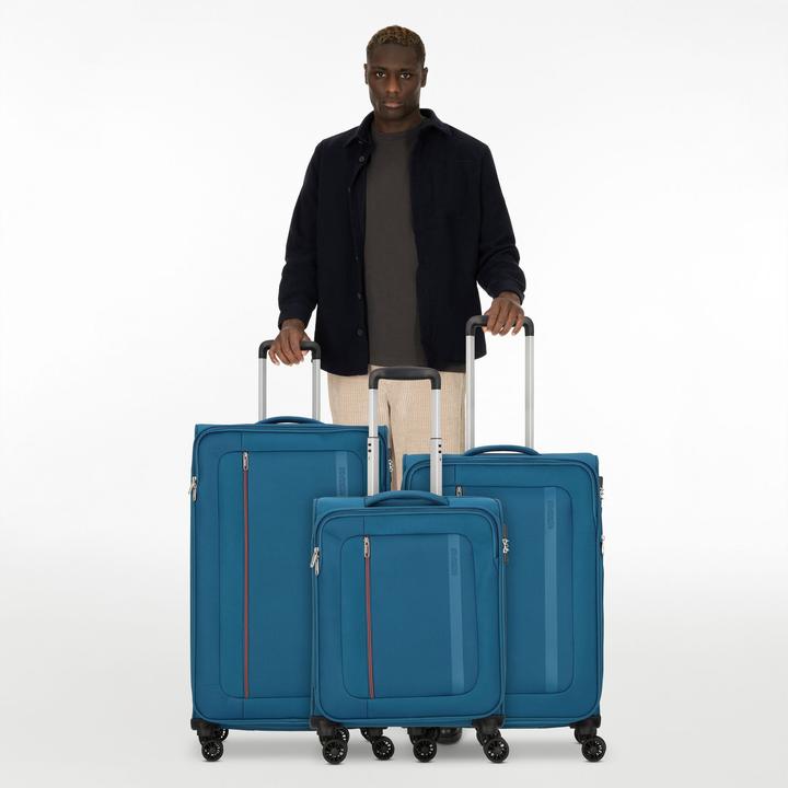 Image du produit American Tourister Blazing Ride 4 Rollen Kofferset 3-teilig mit Dehnfalte (211 l, XL (à partir de 115l))