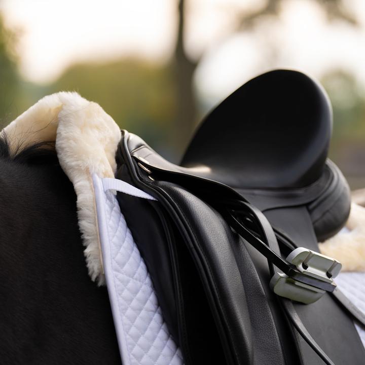 Actual product image Kavalkade Horse saddle pad with lamb leather