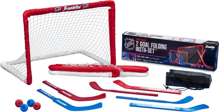 Franklin NHL Mini Hockey Goal-Set aus zwei Toren, 12456