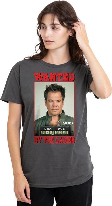Actual product image Ncis Unisex Adult Wanted T-Shirt (L)