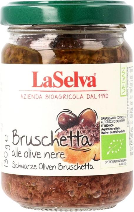 Image du produit LaSelva Bruschetta d'olives noires (130 g)