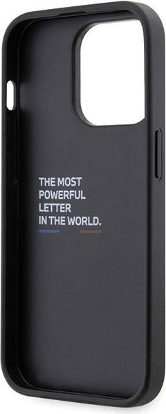 Image du produit BMW Étui BMHCP14L22GSLK iPhone 14 Pro 6.1" czarny/black hardcase Grip Hot Stamp (Apple iPhone 14 Pro)