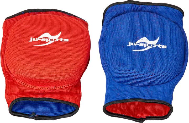 Produktbild Ju-Sports Wende-Knieschoner rot/blau Stoff (M, Knieschoner, Paar)