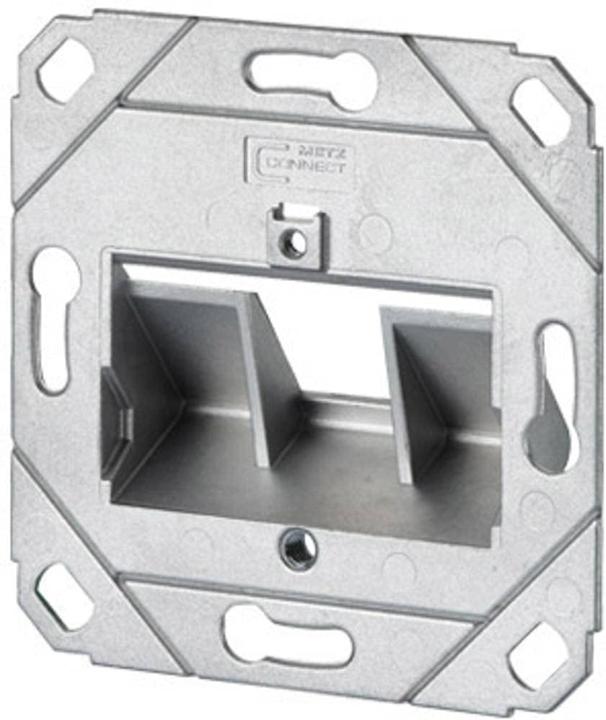 Actual product image Metz Connect 130B20D11200KE Keystone 1Port DE UP0 empty pure white Junction box without cover