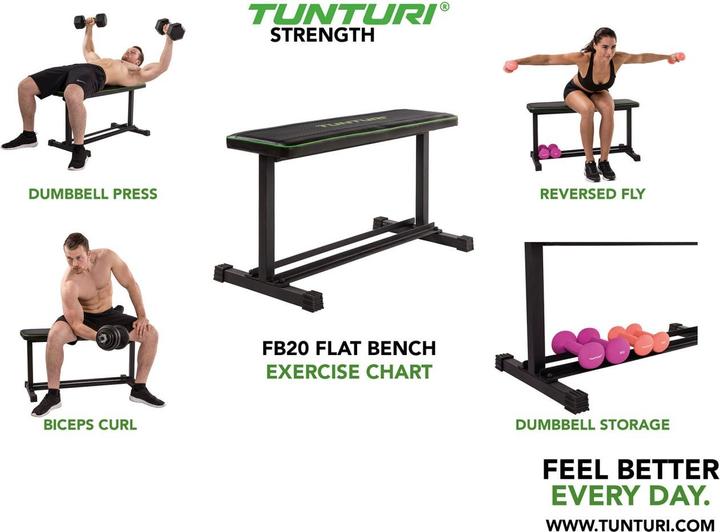 Actual product image Tunturi Flachbank FB20