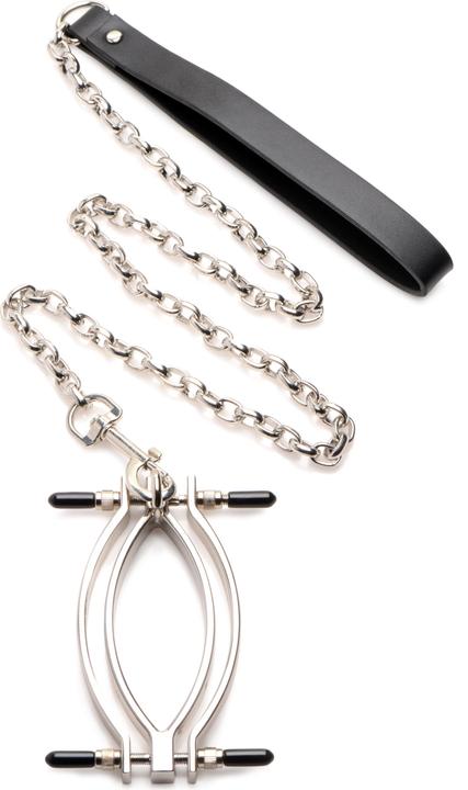 Image du produit Master Series Pussy Tugger Adjustable Pussy Clamp with Leash