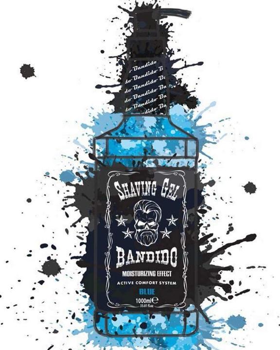 Actual product image Bandido 2er-Pack Rasiergel-Set für Männer (2000 ml, Shaving gel)