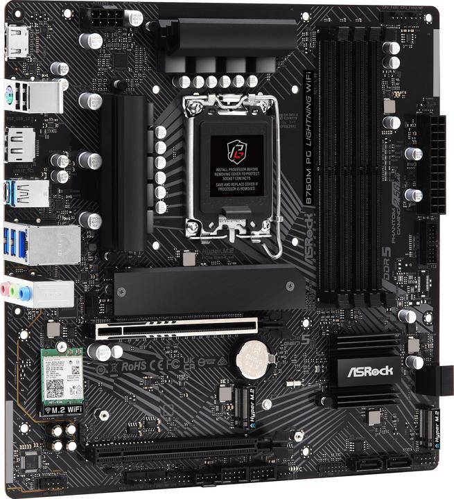 Actual product image AsRock B760M (LGA 1700, Intel B760, mATX)