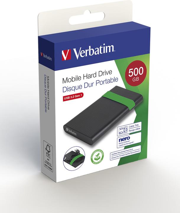 Actual product image Verbatim Disque Dur 500Go 2.5 " Reconditionné (0.51 TB)