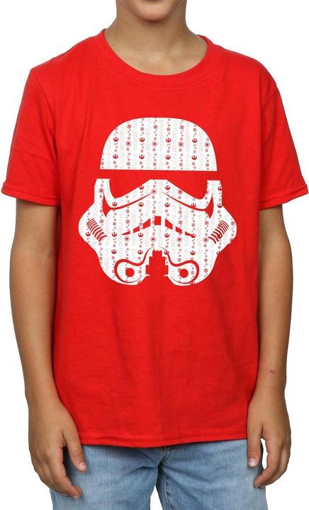 Immagine prodotto Star Wars Christmas Stormtrooper Helmet Maglietta Ragazzi (128)