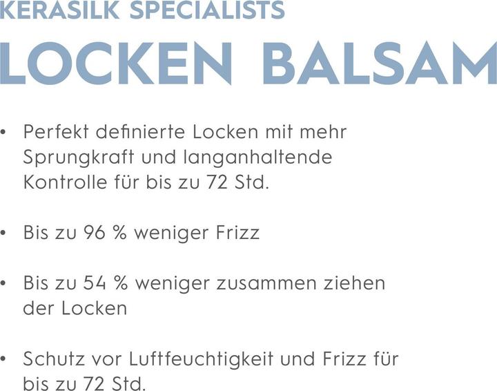 Nährwerte und Zutaten Kerasilk Specialist - Curl Balm (Haarpaste, 150 ml)