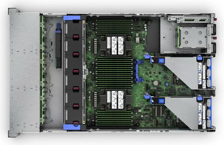 Actual product image HPE E ProLiant DL380 Gen11, Intel Xeon 5415+ 8-core, 1P, -R, MR408i-o, NC, 8SFF, 100 (Intel Xeon Gold 5415+, 32 GB, Rack Server)
