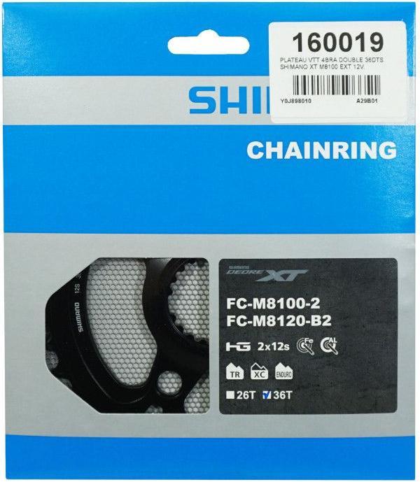 Produktbild Shimano Kettenblatt XT FC-M8100 36 Zähne BJ (36)