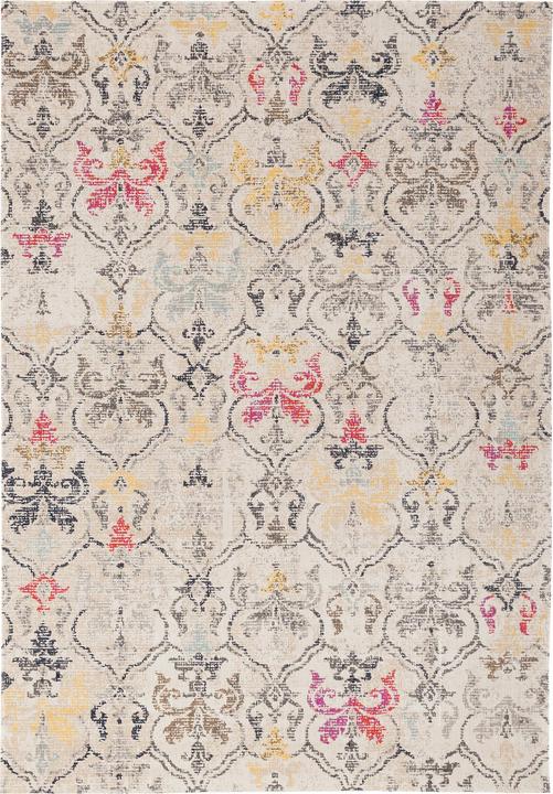Actual product image Pergamon Kurzflor Designer Teppich Modern Vintage Orient Muster (80 x 150 cm)