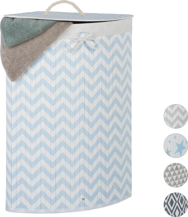 Relaxdays Eckwäschekorb (60 l)