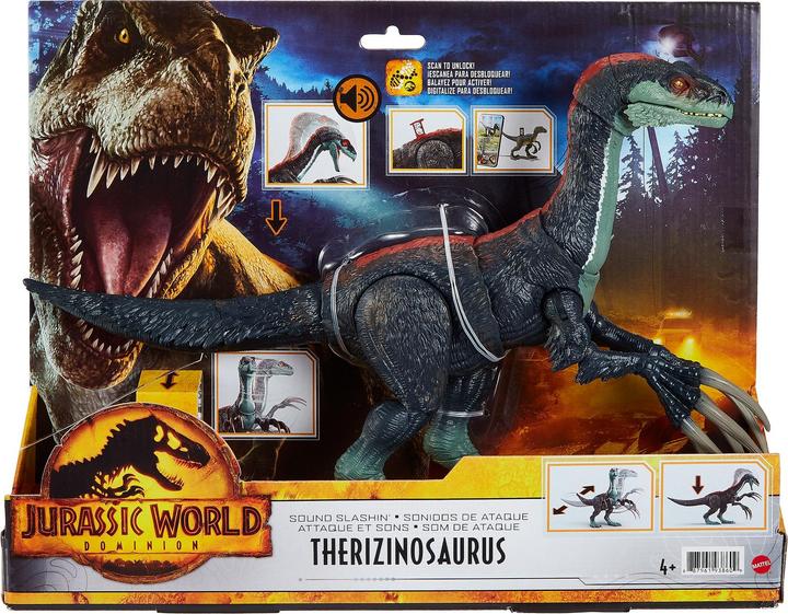 Actual product image Jurassic World Sound Slashin' Slasher Dino