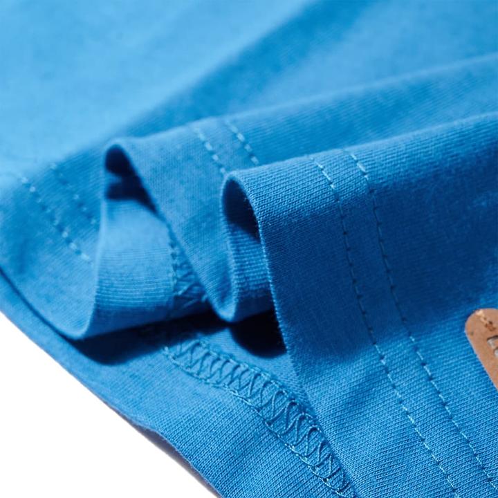 Produktbild VidaXL Kinder-Langarmshirt Petrolblau 116,Material: 100 (116)