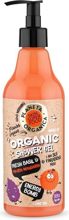 Planeta Organic Fresh Basil & Fresh Mandarin (500 ml)