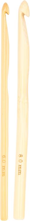 Lalana Crochet hook 8 / 6 mm, 2 pieces