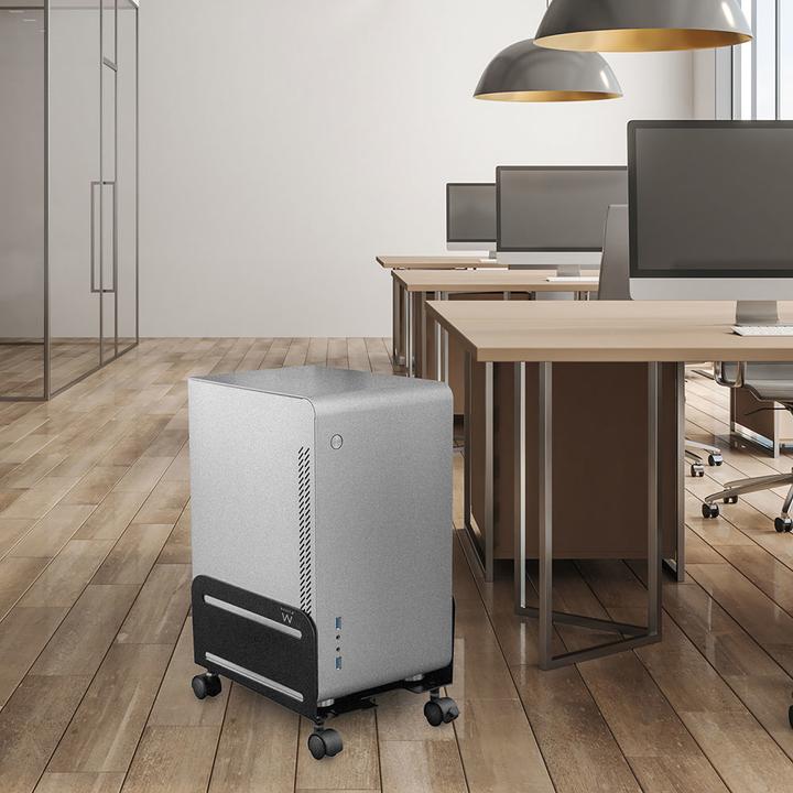 Produktbild Ewent Soporte De Cpu Movil Universal De Metal