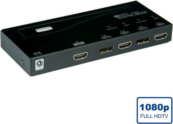 Actual product image Roline HDMI/DisplayPort Switch