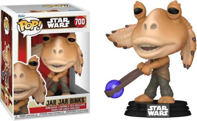 Produktbild Funko Star Wars: Episode I - Die dunkle Bedrohung Anniversary POP! Vinyl Figur Jar Jar Binks w/ Booma Ball