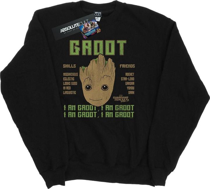 Produktbild Guardians Of The Galaxy Vol. 2 Groot Skills Sweatshirt (XXL)