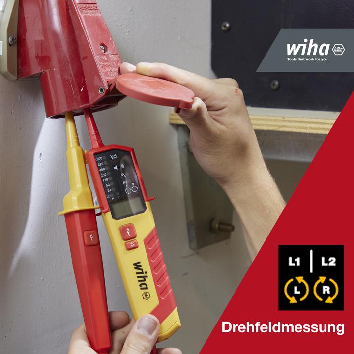Actual product image Wiha Voltage and continuity tester (CAT IV 600V, CAT III)
