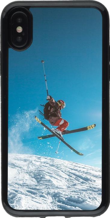 Immagine prodotto PhoneLook Copertura in gomma nera Inverno 22 Salto con gli sci (Apple iPhone X)