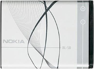 Image du produit Nokia Bl-5b (Batterie, 6303i Classic, Nokia 3220, Nokia 3230, Nokia 5070, Nokia 5140, Nokia 5140i, Nokia 5200, Nokia 5300 XpressMusic, Nokia 5320 XpressMusic, Nokia 5500 Sport, Nokia 6020, Nokia 6021, Nokia 6060, Nokia 6070, Nokia 6080, Nokia 6120 classique, Nokia 6121 classique, Nokia 6124 classique, Nokia 7260)