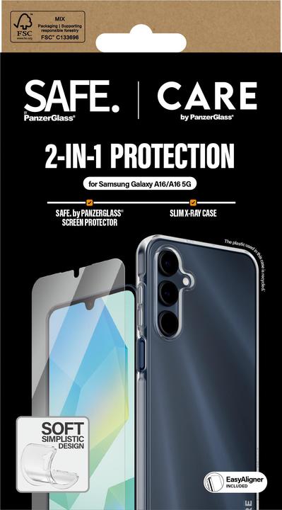 Produktbild PanzerGlass CARE by ® Fashion 2-in-1 Set Samsung Galaxy A16 | A16 5G (1 Stück, Samsung Galaxy A16 5G, Samsung Galaxy A16)