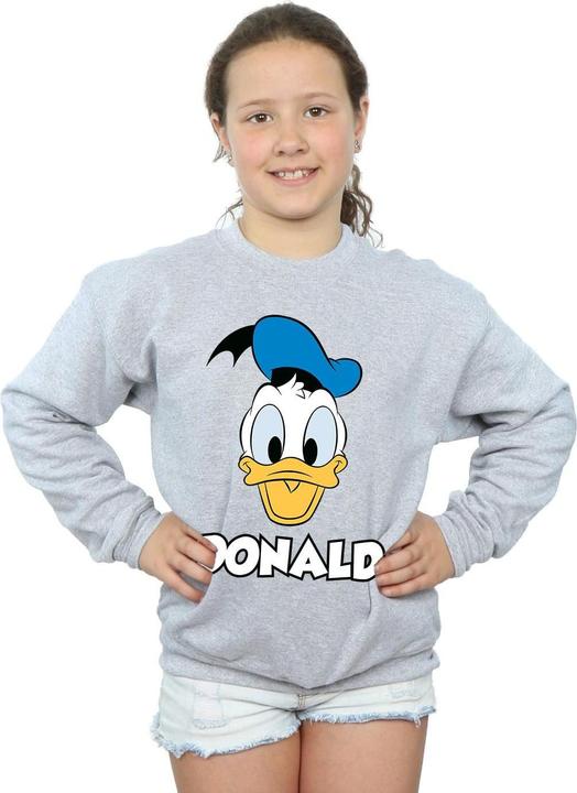 Immagine prodotto Disney Donald Duck Face Felpa Ragazze (140, 146)