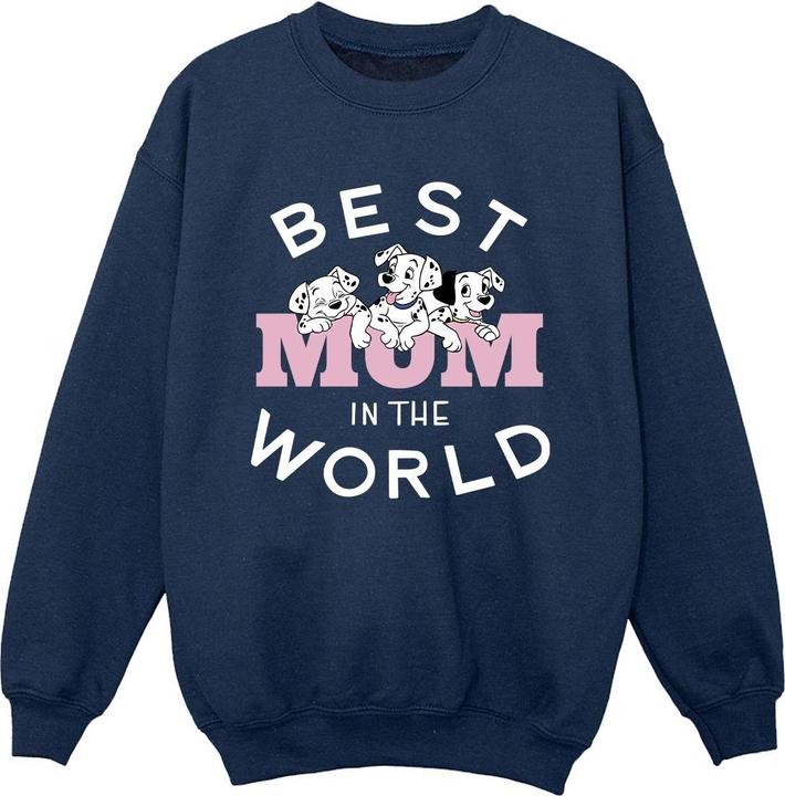 Produktbild Disney 101 Dalmatians Best Mum In The World Sweatshirt Jungen (152, 158)