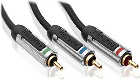 Profigold Component Video Interconnect, 3RCA-3RCA, 10.0m (10 m, Other)